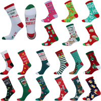 Adult Christmas Socks Men's Ladies Unisex Xmas Novelty Funny Kris Kringle Gift