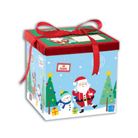 Christmas Eve Box Kids Gift Xmas Flat Pack Square Box