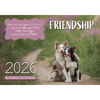 Friendship - 2026 Rectangle Wall Calendar 16 Months by Design Group