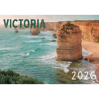 Victoria - 2026 Rectangle Wall Calendar 16 Months by Design Group