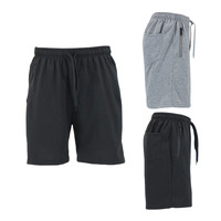 Men's Gym Sports Training Jogging Casual Basketball Shorts Zipped Pockets