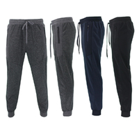 FIL Men's Lightweight Track Pants Jogger Sweats w Zip Pockets