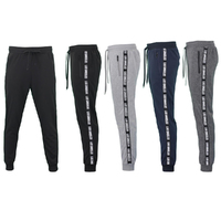 FIL Mens Lightweight Casual Track Pants Tracksuit w Zip Pockets - Los Angeles