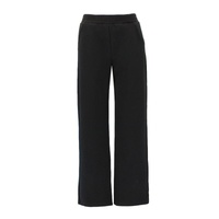 Women's Fleece Lined Pants Warm Winter Lounge Trousers with Pockets Elastic Waist