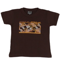 Kids Baby T Shirt Australian Australia Souvenir Cotton Sz 0-14–Aboriginal Art