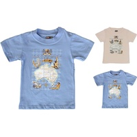 Kids Baby T Shirt Australian Australia Souvenir Cotton Sz 0-14 – Vintage Map