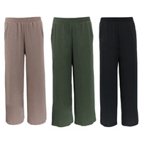FIL Women's Culottes Resort Pants Wide Leg Trousers
