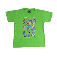 Kids T Shirt Australian Australia Souvenir Gift 100% Cotton - Australian Animals