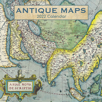 Antique Maps - 2022 Square Wall Calendar 16 month by Gifted Stationery