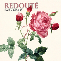 Redouté - 2022 Square Wall Calendar 16 month by Gifted Stationery