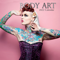 Body Art - 2022 Square Wall Calendar 16 month by Gifted Stationery