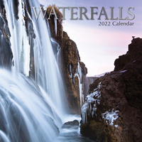 Waterfalls - 2022 Square Wall Calendar 16 month by Gifted Stationery