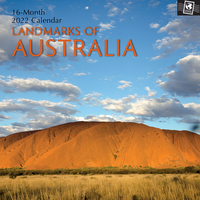 Landmarks of Australia - 2022 Square Wall Calendar 16 month by Gifted Stationery