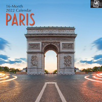 Paris - 2022 Square Wall Calendar 16 month by Gifted Stationery