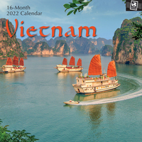Vietnam - 2022 Square Wall Calendar 16 month by Gifted Stationery