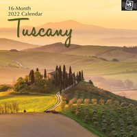 Tuscany - 2022 Square Wall Calendar 16 month by Gifted Stationery