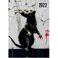 Banksy - 2022 Diary Planner A5 Padded Cover by The Gifted Stationery
