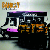 Banksy - 2024 Square Wall Calendar 16 month by Gifted Stationery (17)