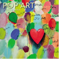 Pop Art - 2024 Square Wall Calendar 16 month by Gifted Stationery (5)