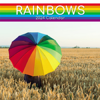Rainbows - 2024 Square Wall Calendar 16 month by Gifted Stationery (12)
