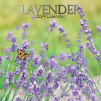 Lavender - 2024 Square Wall Calendar 16 month by Gifted Stationery (21)