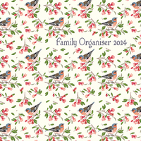 Birdsong Family Organiser - 2024 Wall Calendar 16 month by Gifted Stationery (8)