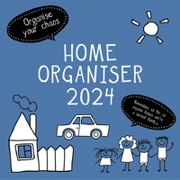 Home Family Organiser - 2024 Square Calendar 16 month by Gifted Stationery (15)
