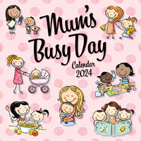 Mum's Busy Day - 2024 Square Wall Calendar 16 month by Gifted Stationery (6)