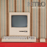 Retro - 2024 Square Wall Calendar 16 month by Gifted Stationery (9)
