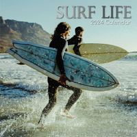 Surf Life - 2024 Square Wall Calendar 16 month by Gifted Stationery (3)