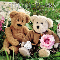 Teddy Bears - 2024 Square Wall Calendar 16 month by Gifted Stationery (9)