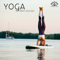 Yoga - 2024 Square Wall Calendar 16 month by Gifted Stationery (14)