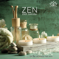 Zen - 2024 Square Wall Calendar 16 month by Gifted Stationery (25)
