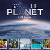Save the Planet - 2024 Square Wall Calendar 16 month by Gifted Stationery (9)