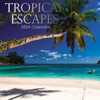 Tropical Escapes - 2024 Square Wall Calendar 16 month by Gifted Stationery (8)