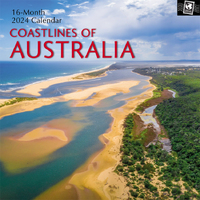 Coastlines of Australia - 2024 Square Calendar 16 month by Gifted Stationery (2)