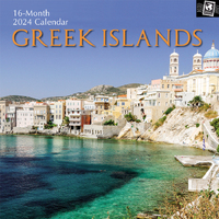 Greek Islands - 2024 Square Wall Calendar 16 month by Gifted Stationery (2)