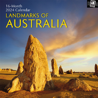 Landmarks of Australia - 2024 Square Calendar 16 month by Gifted Stationery (25)