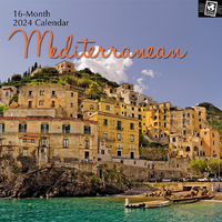 Mediterranean - 2024 Square Wall Calendar 16 month by Gifted Stationery (21)