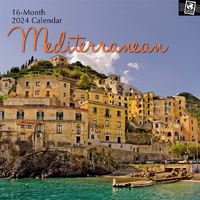 Mediterranean - 2024 Square Wall Calendar 16 month by Gifted Stationery (21)
