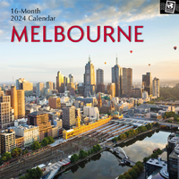 Melbourne - 2024 Square Wall Calendar 16 month by Gifted Stationery (8)