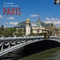 Paris - 2024 Square Wall Calendar 16 month by Gifted Stationery (12)