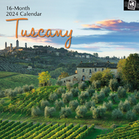 Tuscany - 2024 Square Wall Calendar 16 month by Gifted Stationery (14)
