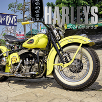 Harleys - 2024 Square Wall Calendar 16 month by Gifted Stationery (25)