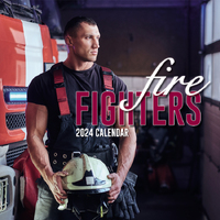 Firefighters - 2024 Square Wall Calendar 16 month by Gifted Stationery (20)