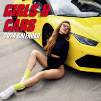 Girls & Cars - 2024 Square Wall Calendar 16 month by Gifted Stationery (13)