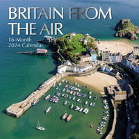 Britain from the Air- 2024 Square Wall Calendar 16 month by Gifted Stationery(3)