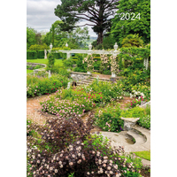 Beautiful Gardens - 2024 Diary Planner A5 Padded Cover by The Gifted Stationery