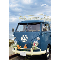 Camper Vans - 2024 Diary Planner A5 Padded Cover by The Gifted Stationery