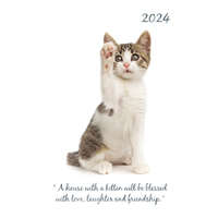 Cute Kittens - 2024 Diary Planner A5 Padded Cover by The Gifted Stationery
